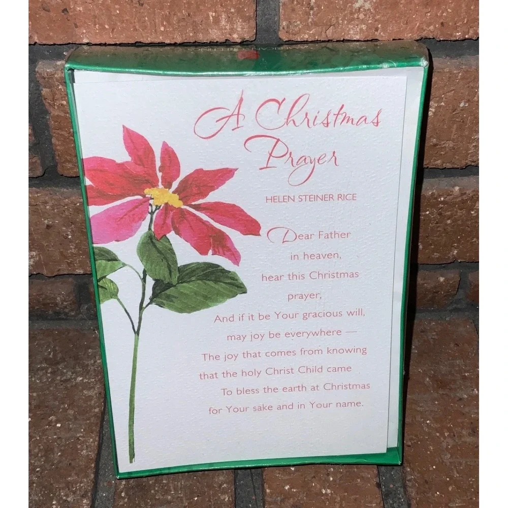American Greetings Helen Steiner‎ Rice A Christmas Prayer Cards Boxed Set 18 Ct